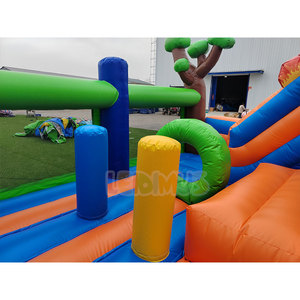 Castillo Inflable de Dinosaurios de PVC para Fiestas Comerciales, Castillo Hinchable con Tobogán, Dinosaurio Jurásico, para Exteriores - Product Image 6