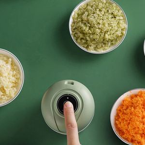 12 in 1 Multifunctional Kitchen Vegetable Fruit Tools USB Mini Garlic Onion Electric Food Slicer Chopper Processor - Product Image 5