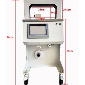 Máquina automática para atar con cordón elástico para pequeños negocios: calcetines, tiras de madera, cinta de tela, cajas de papel, verduras - Product Image 4