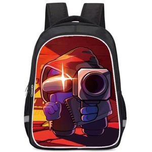 Mochila escolar Oxford con temática de juego Space Werewolf, <span class=keywords><strong>universal</strong></span> para estudiantes de primaria y secundaria, gran capacidad, transpirable - Product Image 3