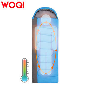 Saco de dormir Woqi Mummy de 74.8 x 31.4 pulgadas, ligero, transpirable, de poliéster, para adultos, para acampar y hacer senderismo al aire libre. - Product Image 4