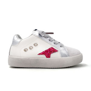 Lentejuelas estrella bebé calzado Niña Zapatos casuales venta al por mayor moda Otoño deporte niños zapatos personalizados planos <span class=keywords><strong>niño</strong></span> niños zapatillas <span class=keywords><strong>blancas</strong></span> - Product Image 1