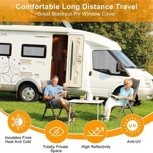 RV Sunshade <b>Window</b> <b>Insulation</b> Panel Flexible Lightweight Vehicle Use - Product Image 4