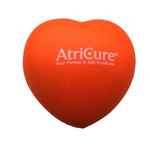 Шар для снятия стресса в форме сердца, мягкая игрушка из пенополиуретана для снятия тревожности с логотипом на заказ, объемный заказ - Product Image 3