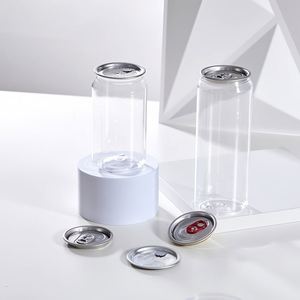 Bouteilles en plastique personnalisées avec anneau de traction de 200 ml, 250 ml, 330 ml, 375 ml, 400 ml, 500 ml, 700 ml, 900 ml pour jus, soda, smoothies, thé, café - Product Image 4