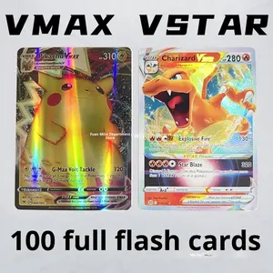 <span class=keywords><strong>Carte</strong></span> Pokmon <span class=keywords><strong>VMAX</strong></span> Pikachu VSTAR Pet Little Flash PTCG Anglais CY ANIME CARD 04 3x4.5 "Plastique - Product Image 4
