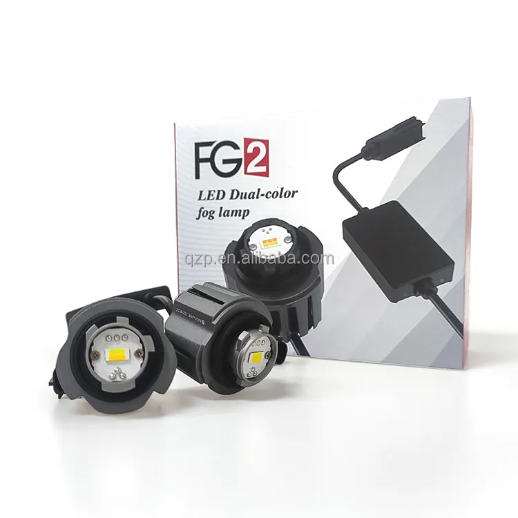 Auto Verlichting Accessoires Fg2 Led Dual Color 3000K/6500K Mistlicht Rijlichten Met Ventilator