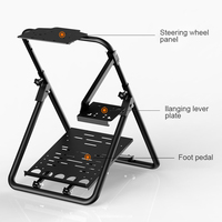 Support de volant de jeu pliable personnalisé pour simulateur de course automobile, compatible avec G27 G29 Gt500 T300rs