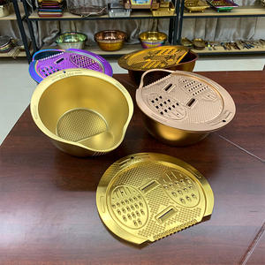 Utensilios de Cocina 4 en 1: Tazón para Lavar Arroz con Colador, Tazón de Acero Inoxidable con Rallador, Cesta Escurridora - Product Image 2