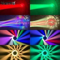 VSHOW R1940L Têtes mobiles à effet wash 19 pièces, LED RGBW 40 W, faisceau wash, tête mobile «grand œil », éclairage de scène DMX
