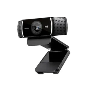 الأسهم HD الأصلي كاميرا ويب لوجيتك C922 برو كاميرا الويب عصر تدفق 1080P 30FPS ميكروفون مدمج كاميرا الويب مع ترايبود