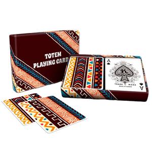 ไพ่โป๊กเกอร์พลาสติกกล่องแข็งสองชั้นสำหรับการเคลือบและขนาดสะพานที่ไม่เหมือนใคร - Product Image 1