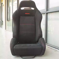 Siège baquet de course universel 2026 en nylon rouge de haute qualité, réglable, en cuir PVC, pour simulateur de véhicule et voiture modifiée