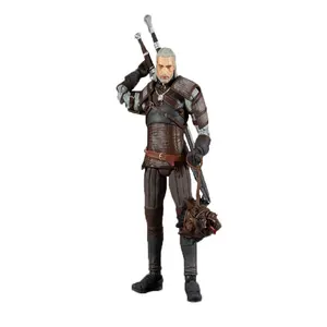 Collectable Monster Hunter White wolf Witcher game character OEM PVC anime figure white wolf witcher action figure