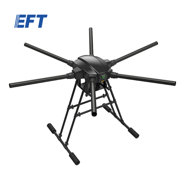 Best Selling EFT Updated X6120 6kg Payload Enhanced Hexacopter Frame Carbon Fiber Foldable UAV Body with Intergrated PDB
