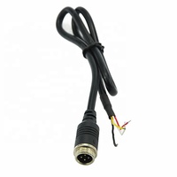 Conector Coaxial GX 12 de 4 Pines Macho o Hembra, PVC, Impermeable, con Malla de Protección, para Cable de Audio, Video y Cámara, para Sistemas de Respaldo
