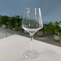 Verre à vin en acrylique transparent de 16 oz, sans BPA, de qualité alimentaire, avec logo personnalisé, en stock, pour les fêtes, les événements, les bars