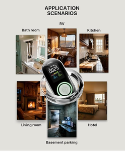 <span class=keywords><strong>Detector</strong></span> Digital de Monóxido de Carbono (CO) e CO2 com Display ao Vivo, Bateria de Reserva, Monitoramento de Temperatura e Umidade, Plug-and-Play para Casa e RV - Product Image 3