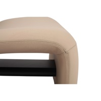 Nouveau design moderne, fauteuil d'appoint confortable en cuir PU, fauteuil lounge en forme de M pour la maison, l'hôtel, le salon