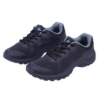 Chaussures de course pour hommes en maille tricotée légère, personnalisées en usine, avec semelle extérieure à adhérence flexible pour les entraînements quotidiens