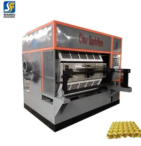 Small egg tray wasted paper recycling no pollution egg tray making machine