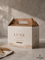 Boîtes en papier enduites de cire de qualité supérieure, fournisseur d'emballages personnalisés, boîte cadeau de luxe, boulangerie, écologiques
