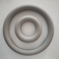 Poids de cheville adaptés au yoga, au fitness et à l'entraînement sportif, poids ronds en silicone sûrs pour les poignets et les chevilles