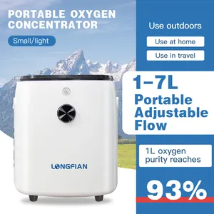 Fabrika fiyat fizik tedavi ekipmanları ev 1 ~ 7 litre ayarlanabilir taşınabilir oksijen konsantratörü fiyat