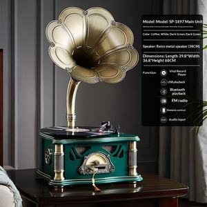 <span class=keywords><strong>Paramount</strong></span>. Los Bella SP1897 fonograf Audio, Desktop Retro klasik - Product Image 2