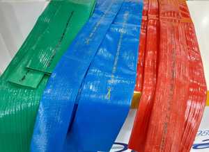 PVC Blue Lay <b>Flat</b> Water Discharge <b>Hose</b>-Heavy Duty Flexible High Pressure Agricultural Irrigation <b>Hose</b> Exporter From India - Product Image 2