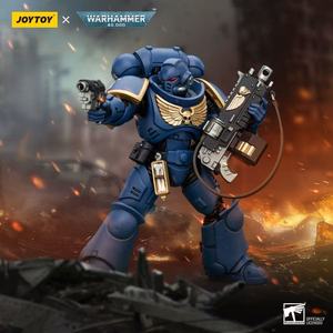 JOYTOY 1/18 Ultramarines Intercessors <span class=keywords><strong>Figurine</strong></span> d'action officielle de collection 4,96 pouces Modèle articulé en PVC Emballage d'origine pour <span class=keywords><strong>40K</strong></span> - Product Image 5