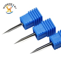 Bit V en carbure de haute qualité pour la coupe de gravure 2D/3D avec un diamètre de tige de 6mm OEM/ODM pris en charge Aitin Coating CNC Router Bits