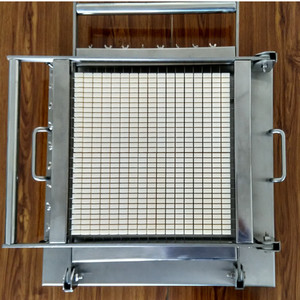 Chất lượng cao đôi cánh tay dây thép công nghiệp Mozzarella pho mát khối lập phương cắt máy cắt - Product Image 5
