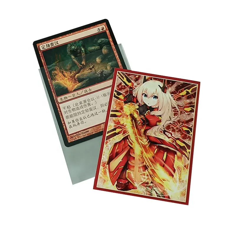 Premium Art Printed Card Sleeves For Board Tcg Mtg Custom Anime Yugioh Game Cards Trading Game Sleeve