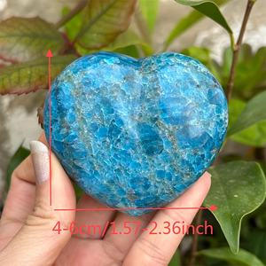 Wholesale Top Quality Blue Apatite <b>Heart</b> Crystal Healing Natural Polished Stone <b>for</b> Unique Home <b>Decorations</b> and Holiday Gifts - Product Image 6
