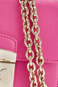Sac de créateur de qualité supérieure Furla Mini sac à bandoulière rose vif avec chaîne à bandoulière portable - Product Image 4
