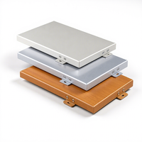 Panneau de bardage en aluminium massif courbé sur mesure, revêtu de PVDF PE de 3 mm, pour la décoration extérieure de hôtels, villas et centres commerciaux de luxe modernes