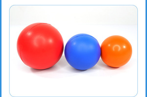 Pelota de Compresión de PU Elástica con Logotipo Personalizable para Entrenamiento de Rehabilitación, Pelota de Descompresión de Diámetro Sólido, Juguetes Promocionales - Product Image 4