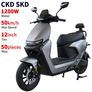 CKD SKD 12 Inch Classic <strong>Moped</strong> Adult Electric Scooter Motorcycle 1200W 50km/h Speed Electric <strong>Moped</strong> with Pedal for Adult - Product Image 3
