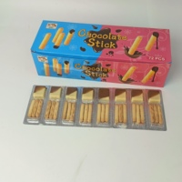 Bâtonnets de biscuits bicolores enrobés de chocolat |   Boîte de présentation de biscuits à tremper pour enfants, vente en gros Superloves