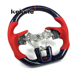 Volant en carbone forgé bleu personnalisé pour Subaru <span class=keywords><strong>VX</strong></span> Legacy Outback Forester Toyota AE86 Brz Scion FR-S Coupé 2013-2016 - Product Image 3