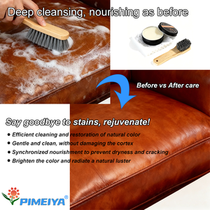 Juego de Jabón para Sillas de Montar y Crema para el Cuidado del Cuero Dos en Uno, 100 ml, Limpieza Profunda de las Sillas de Montar, Guantes y Zapatos - Product Image 5