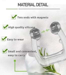 OEM Anti-Schnarch-Nasenklammer Schlafhilfe Silikon Magnetische Nicht-reizende Nasenklammer für Erwachsene - Product Image 2