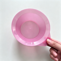 Bol de mélange pour coloration capillaire en plastique jetable, à usage unique, pour salon de coiffure