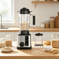 Blender de cuisine grande capacité 2L, haute vitesse, avec gobelet de broyage supplémentaire pour noix et épices