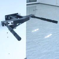 Barre de dips réglable en Y pour Power Cage, accessoires de barre de dips pliables, station murale pour tractions et dips