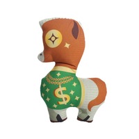 Jouet écologique pour chien en peluche Teddy Corgi Print Pony Bite Resistant Molar Artefact Interactive Pet Vocal Supplies