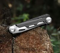 Pratique Nouveau EDC Multi-Fonction En Acier Inoxydable Couteau De Poche Portable Mini Couteau Pliant pour La Nature En Plein Air Pour La Survie Noir