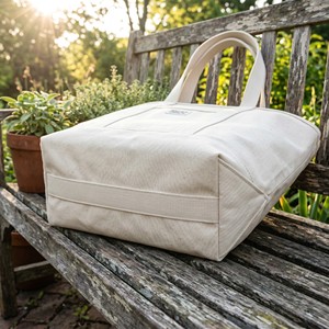 Sac de courses en toile zippé avec poche intérieure, grand sac fourre-tout réutilisable sécurisé pour les trajets quotidiens et les courses - Product Image 4