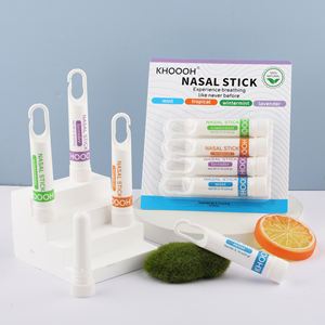 4 bâtonnets d'inhalation apaisants thaïlandais énergisants et curatifs à l'aromathérapie <span class=keywords><strong>BoomBoom</strong></span>, 100% naturels, parfum menthol - Product Image 4